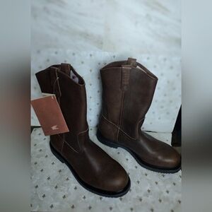 Pristine Condition NWT Vintage Red Wing Steel Toe Pecos Boots